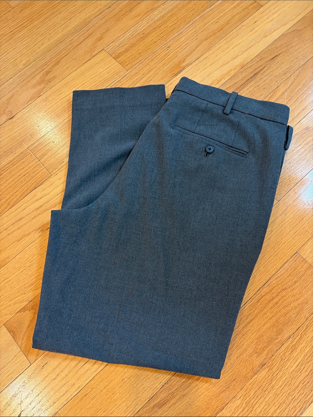 Uniqlo Men's Charcoal Dress Pants - Size XL (waist 36 - 39 inches)